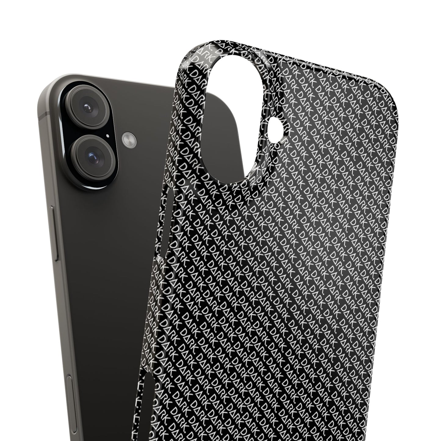 dark. LayerDesign case for iPhone & Samsung series (Black)